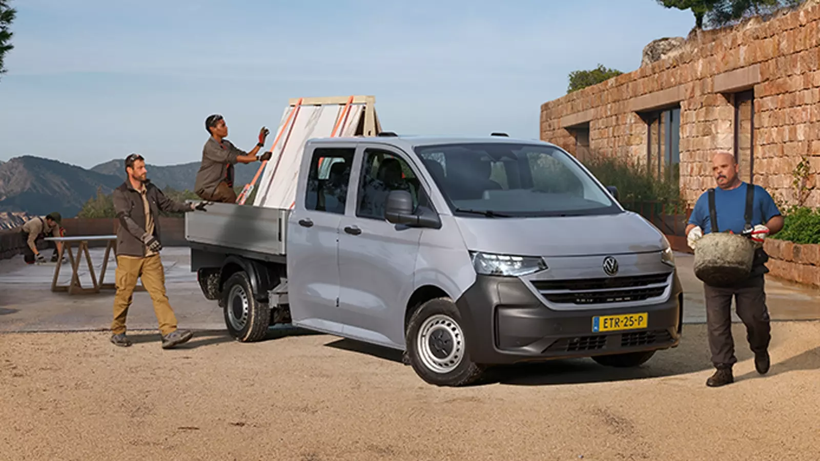 De nieuwe e-Transporter Pick-up Dubbele Cabine