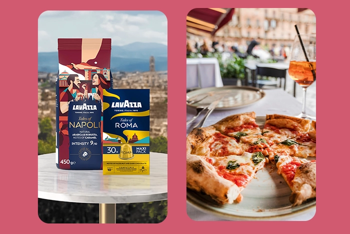 Lavazza koffiepakketten óf een reisje naar Italië!