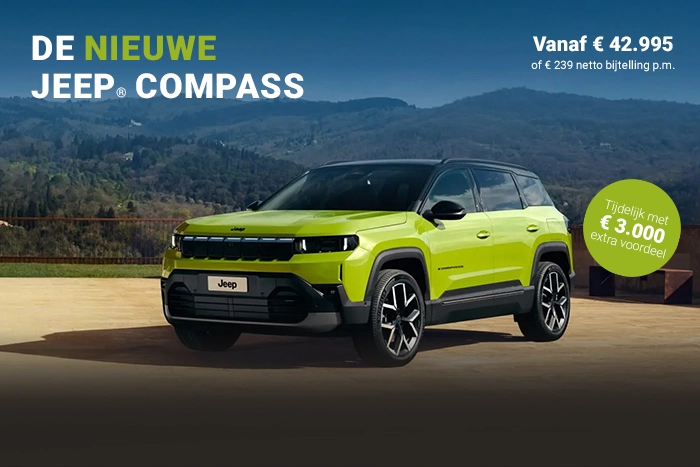 De nieuwe Jeep Compass De nieuwe Jeep Compass
