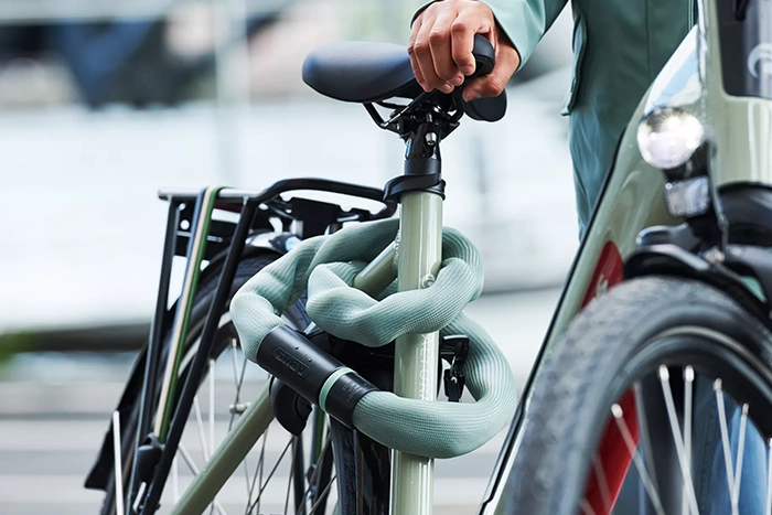 Fiets met slot Fiets met slot