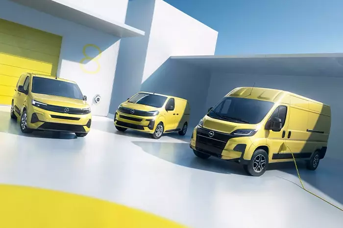 Bedrijfswagens van Opel